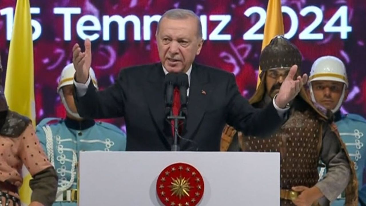 Cumhurbaşkanı Erdoğan'dan 15 Temmuz Demokrasi ve Milli Birlik Günü'nde anlamlı konuşma