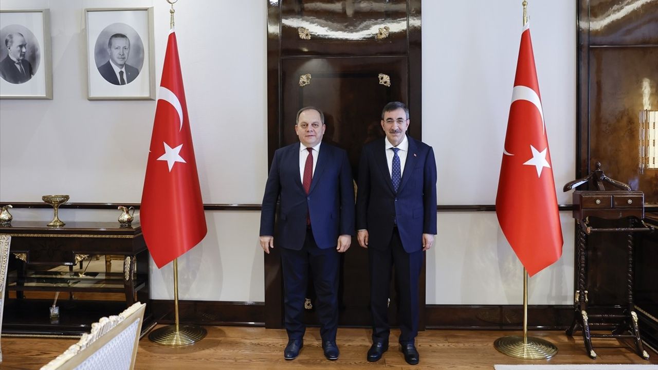 Cumhurbaşkanı Yardımcısı Cevdet Yılmaz'dan Yargıtay Başkanı Ömer Kerkez'e Ziyaret