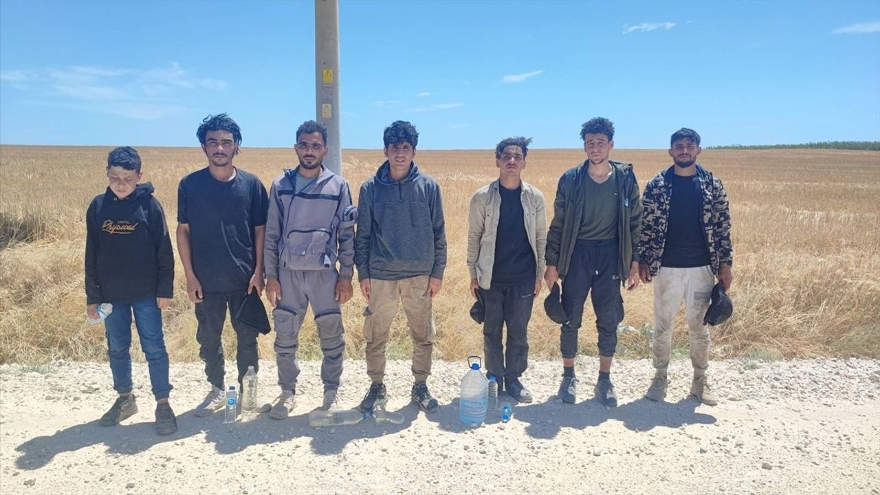 Edirne'de 7 Düzensiz Göçmen Ele Geçirildi