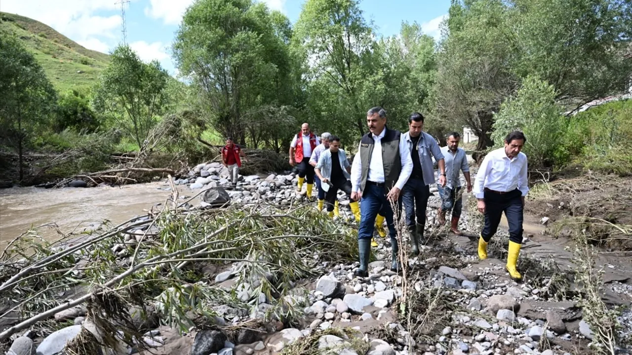 Erzurum'da Sel Felaketi: 3 Mahallede Zarar Oluştu