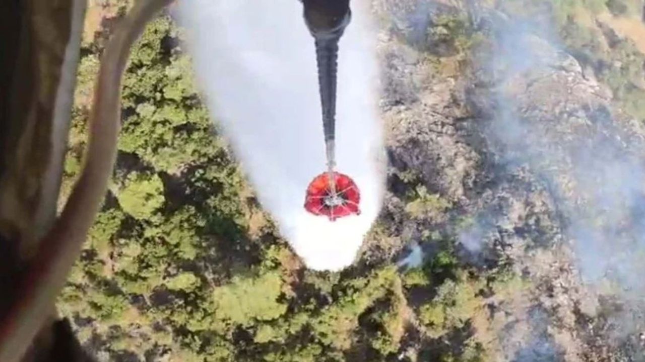  İzmir’deki orman yangını ikinci gününde: Alevlerle mücadelede pikap kazası!
