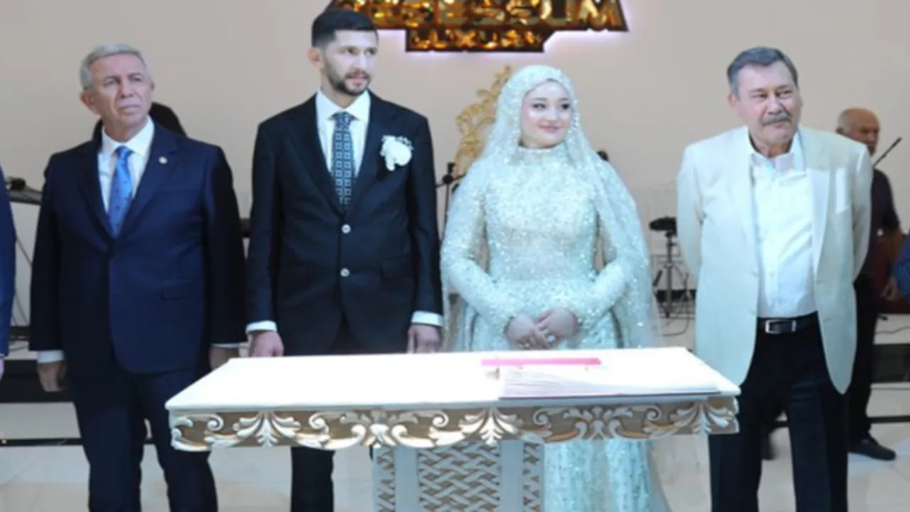 Mansur Yavaş ve Melih Gökçek aynı nikah töreninde buluştu!