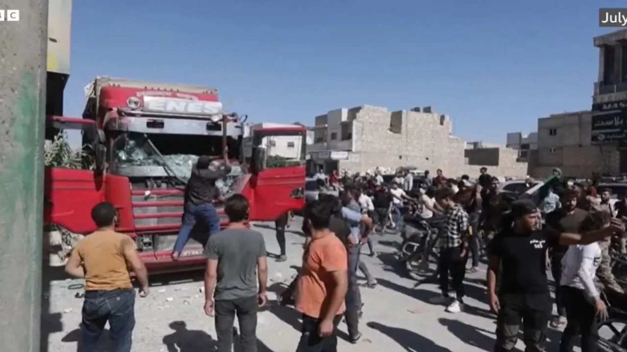 Türk Askerlerine Afrin'de Saldırı! Çarpıcı görüntüleri BBC yayınladı...
