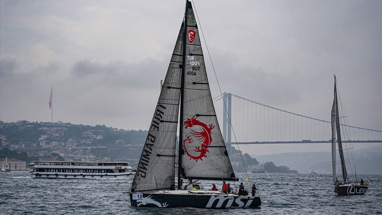 30 Ağustos Zafer Kupası Yat Yarışı İstanbul Boğazı'nda Tamamlandı