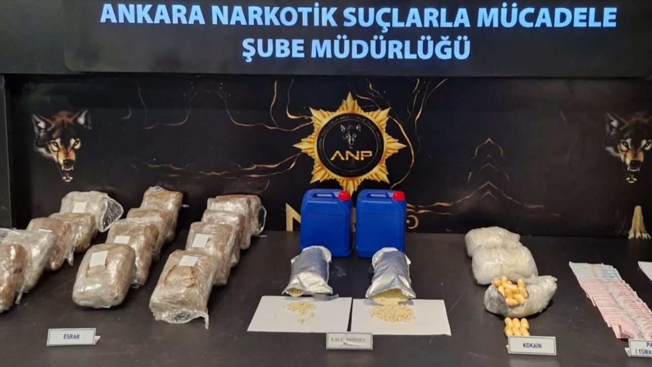 Ankara'da Uyuşturucu Operasyonu: 7 Gözaltı ve Yüklü Miktarda Madde Ele Geçirildi