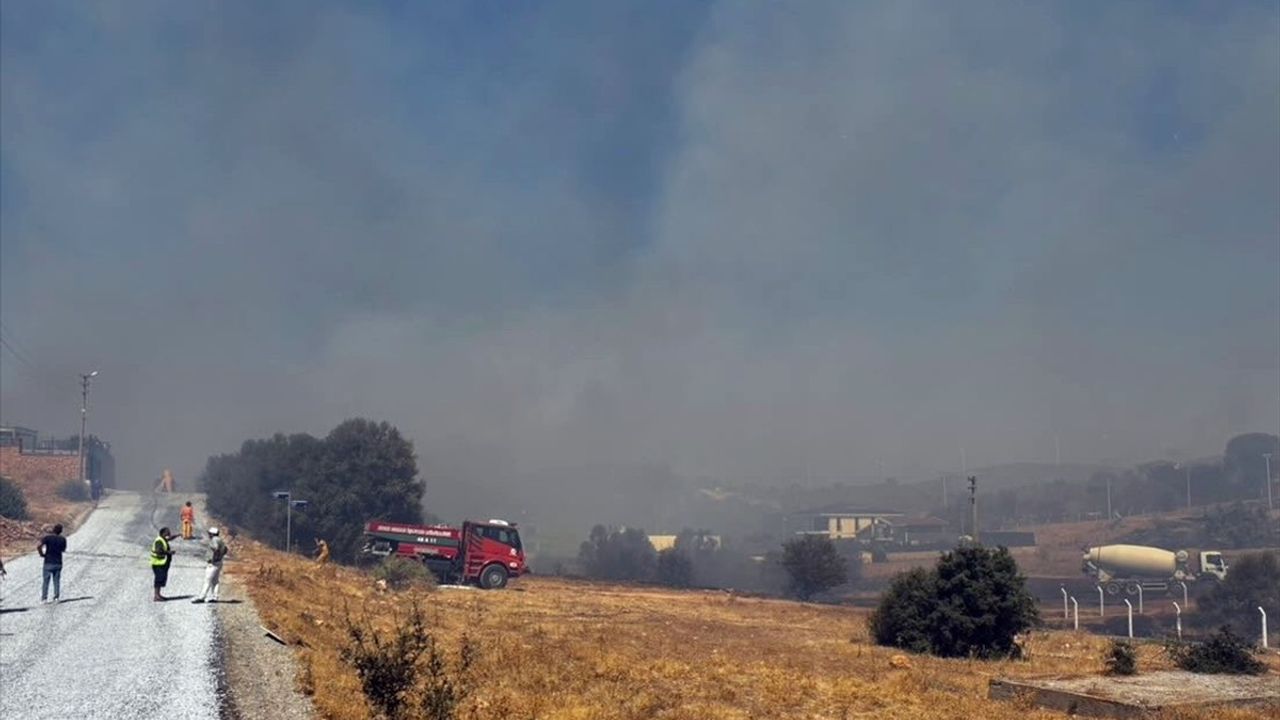 Aydın Didim'deki Yangına Hızlı Müdahale