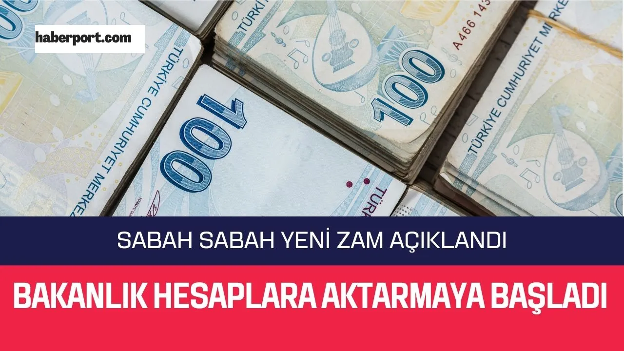 Bakanlık resmen açıkladı! Sabah 10.00'da 9077 TL IBAN'a aktarıldı