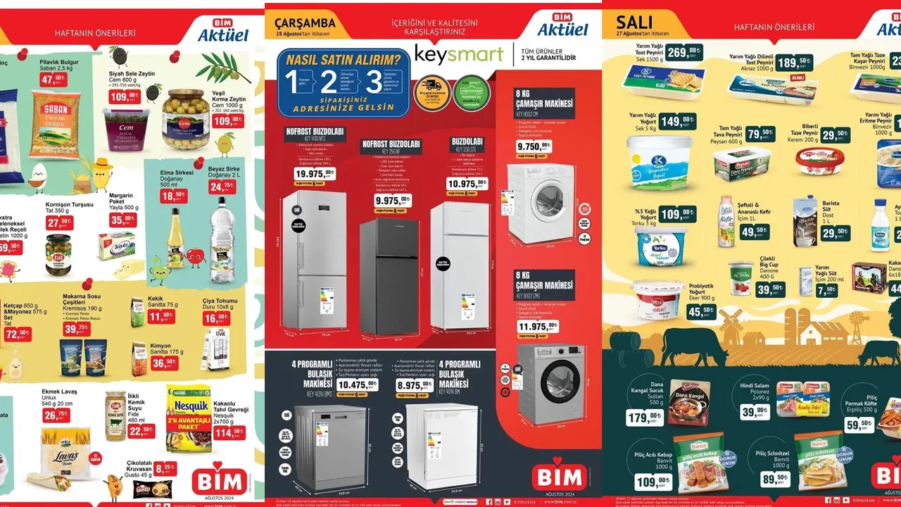 BİM Market 27-28 Ağustos 2024 İndirim Kataloğu: Bu Haftanın Kaçırılmayacak Fırsatları!