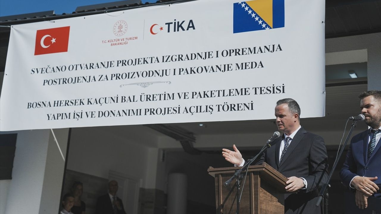 Bosna Hersek'te Yeni Bal Paketleme Tesisi Açıldı