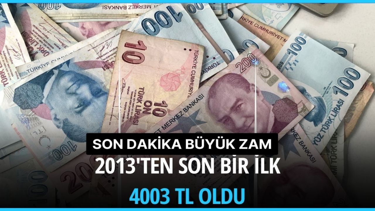 Büyük zam bu sabah resmen geldi En son 11 yıl önce artmıştı! 