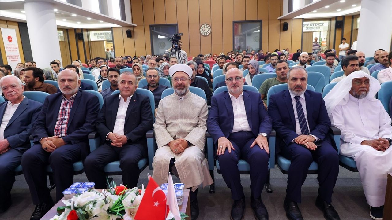 Diyanet İşleri Başkanından Harput Klasik Hadis Meclisi'nde Önemli Mesajlar