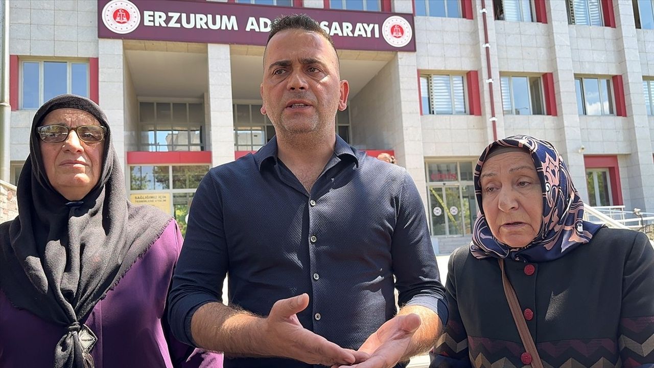 Erzurum'da Eşi ve Kızını Öldüren Sanık Hakim Karşısında