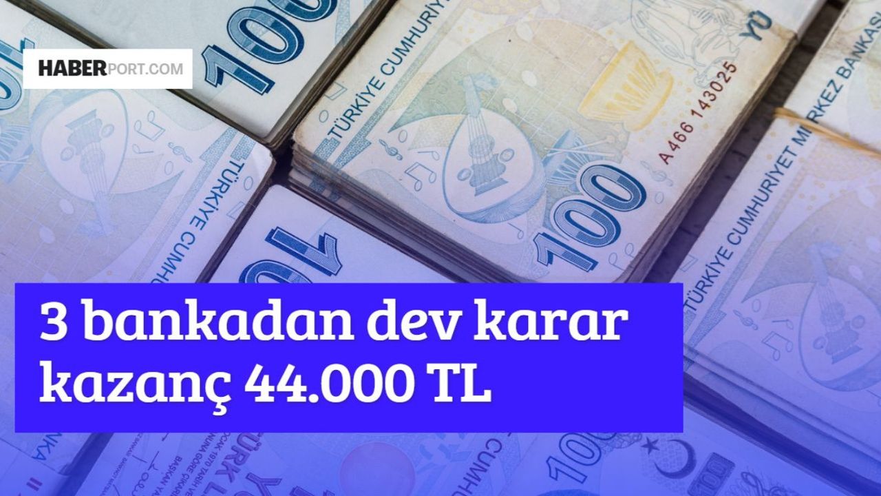 Faiz şöleni başladı! CEPTETEB, Alternatifbank, ONPlus’ta kazançlar 44 bin liraya ulaşıyor 