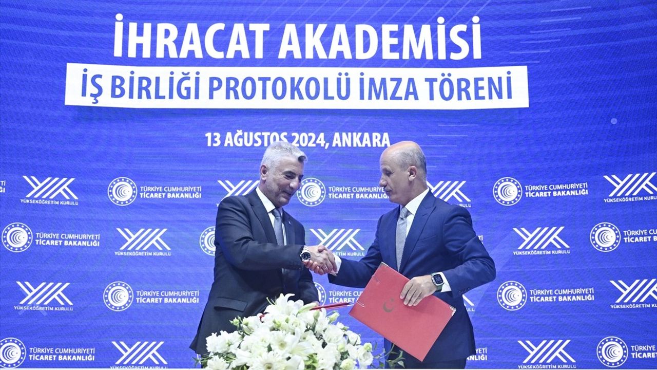 İhracat Akademisi Protokolü ile Nitelikli İnsan Kaynağı Yetiştirilecek