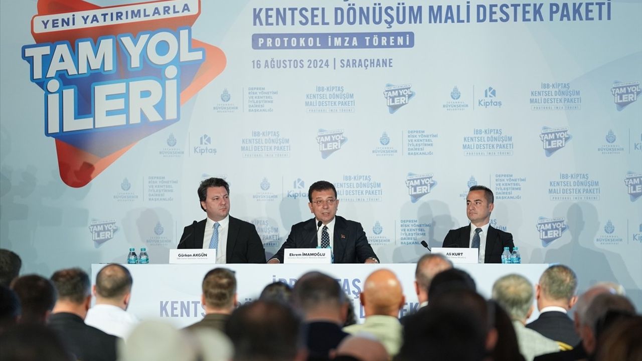 İstanbul'da Kentsel Dönüşüm İçin Yeni Destek Paketi İmzalandı