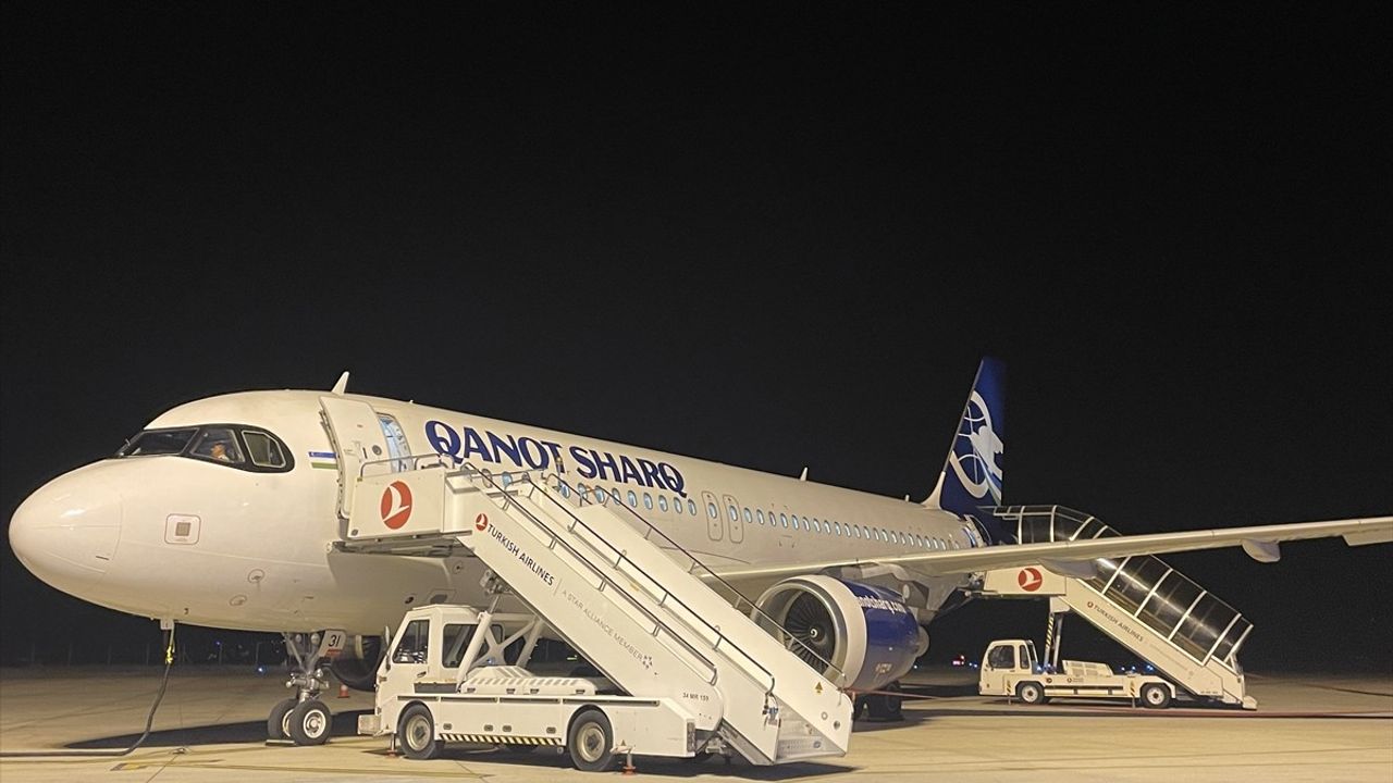 İstanbul'dan Özbekistan'a Giden Uçak, Amasya'ya Zorunlu İniş Yaptı