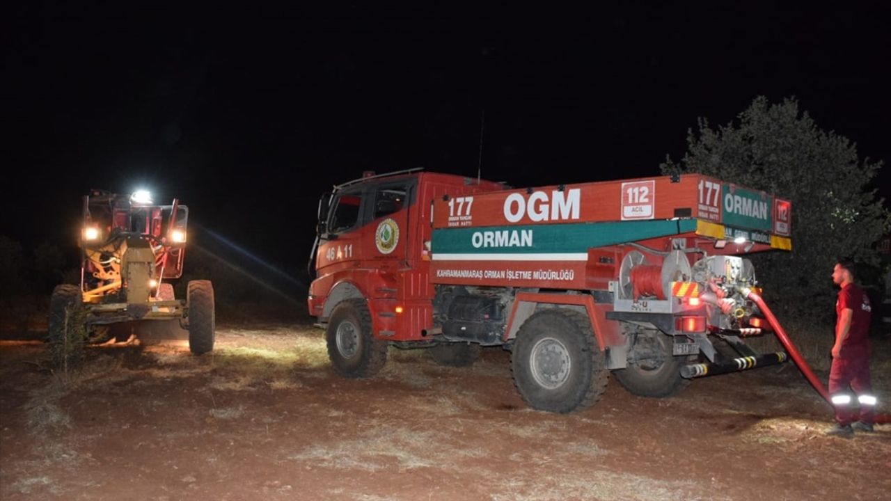 Kahramanmaraş'ta Orman Yangını Kontrol Altına Alındı