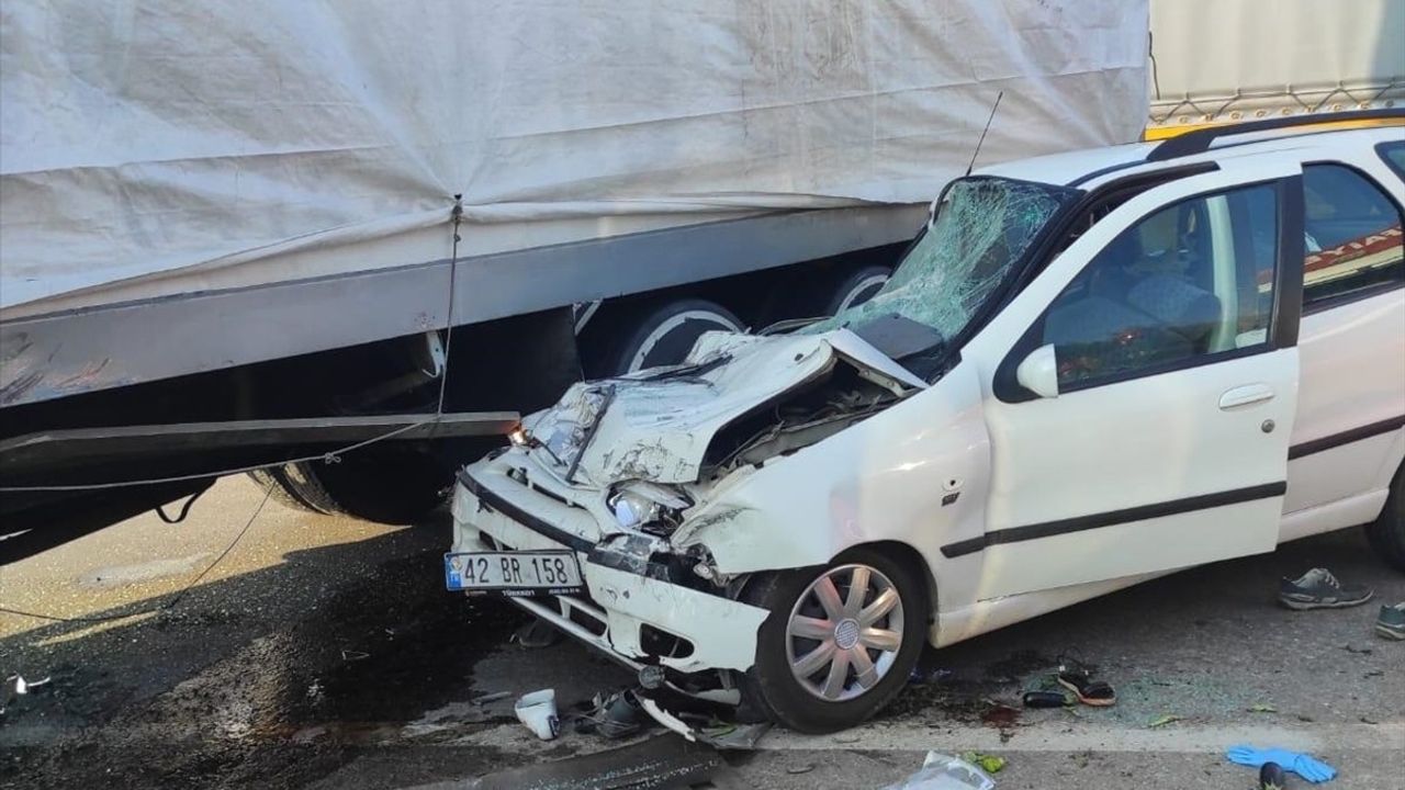 Konya'da Feci Kaza: 3 Ölü, 2 Yaralı