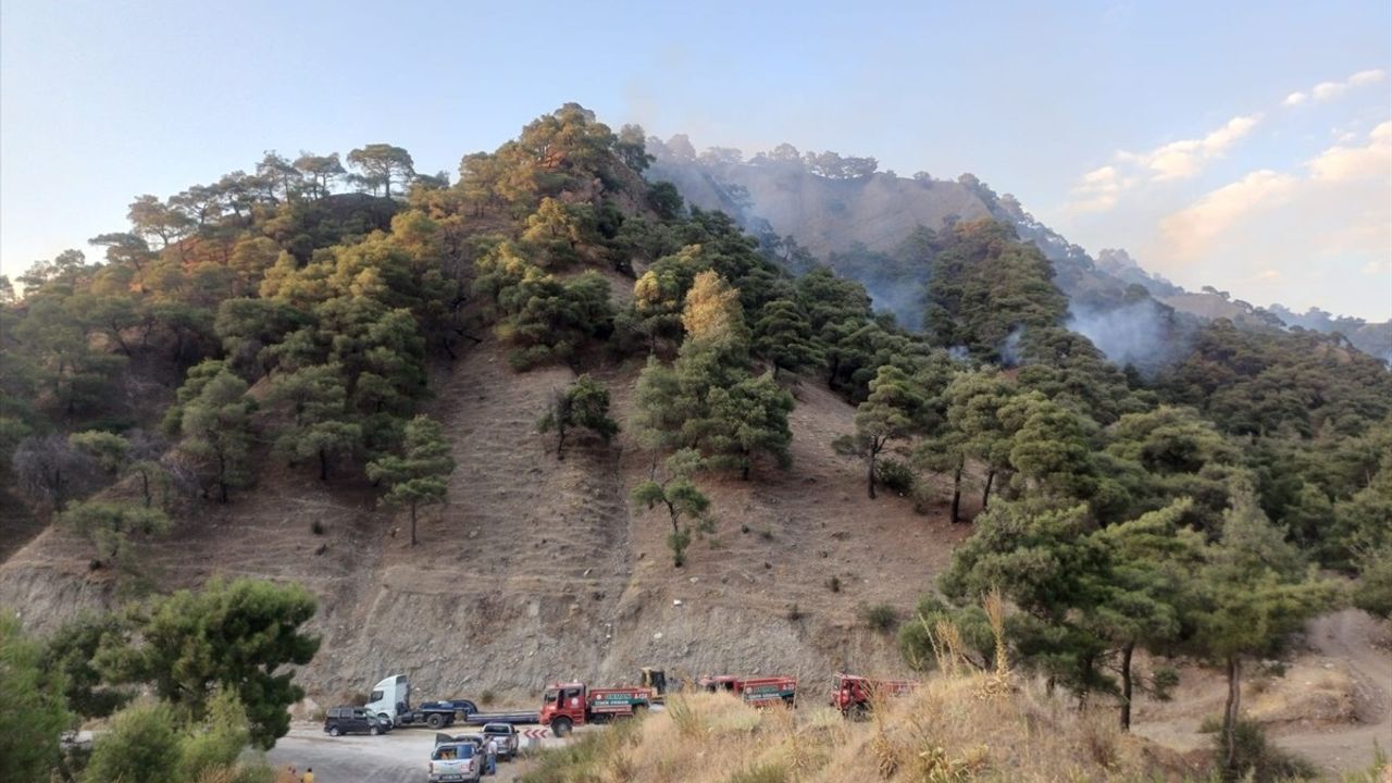 Manisa'nın Salihli İlçesinde Orman Yangını Kontrol Altına Alındı