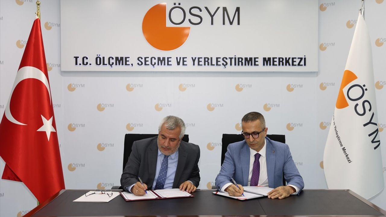 ÖSYM ve Yunus Emre Enstitüsü Arasında İşbirliği Protokolü İmzalandı