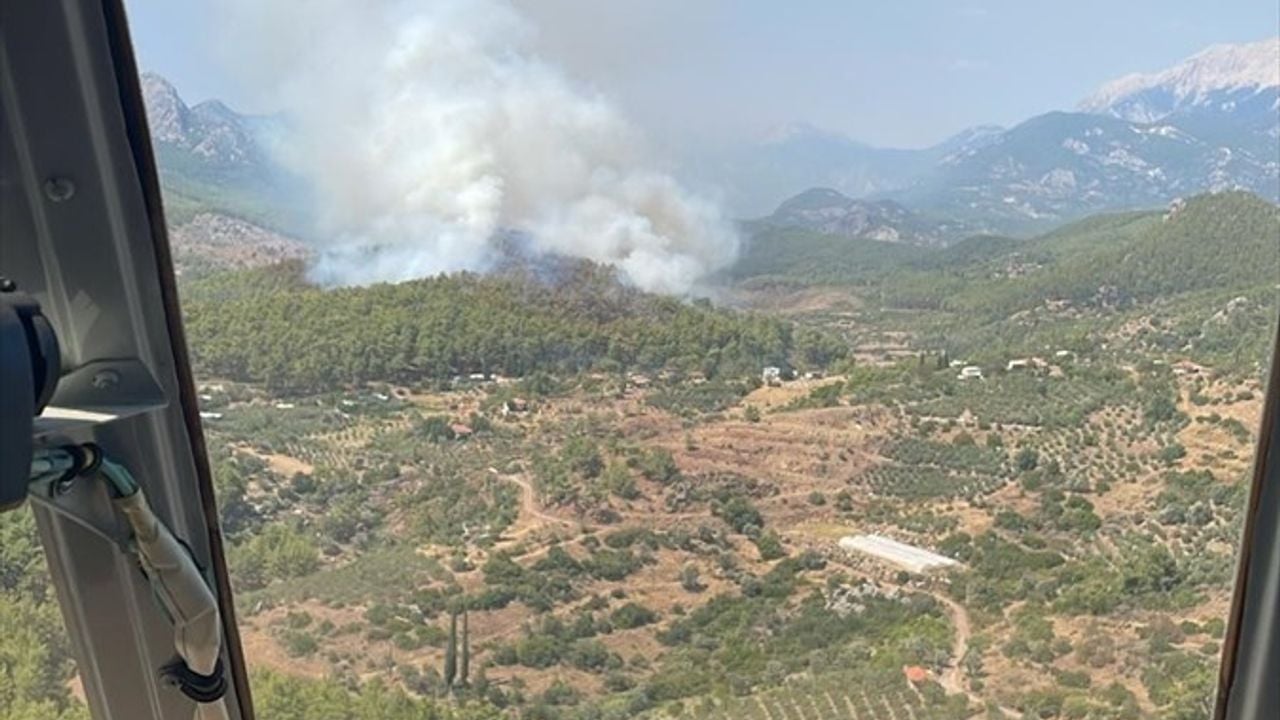 Serik'te Orman Yangını: Hızla Müdahale Devam Ediyor