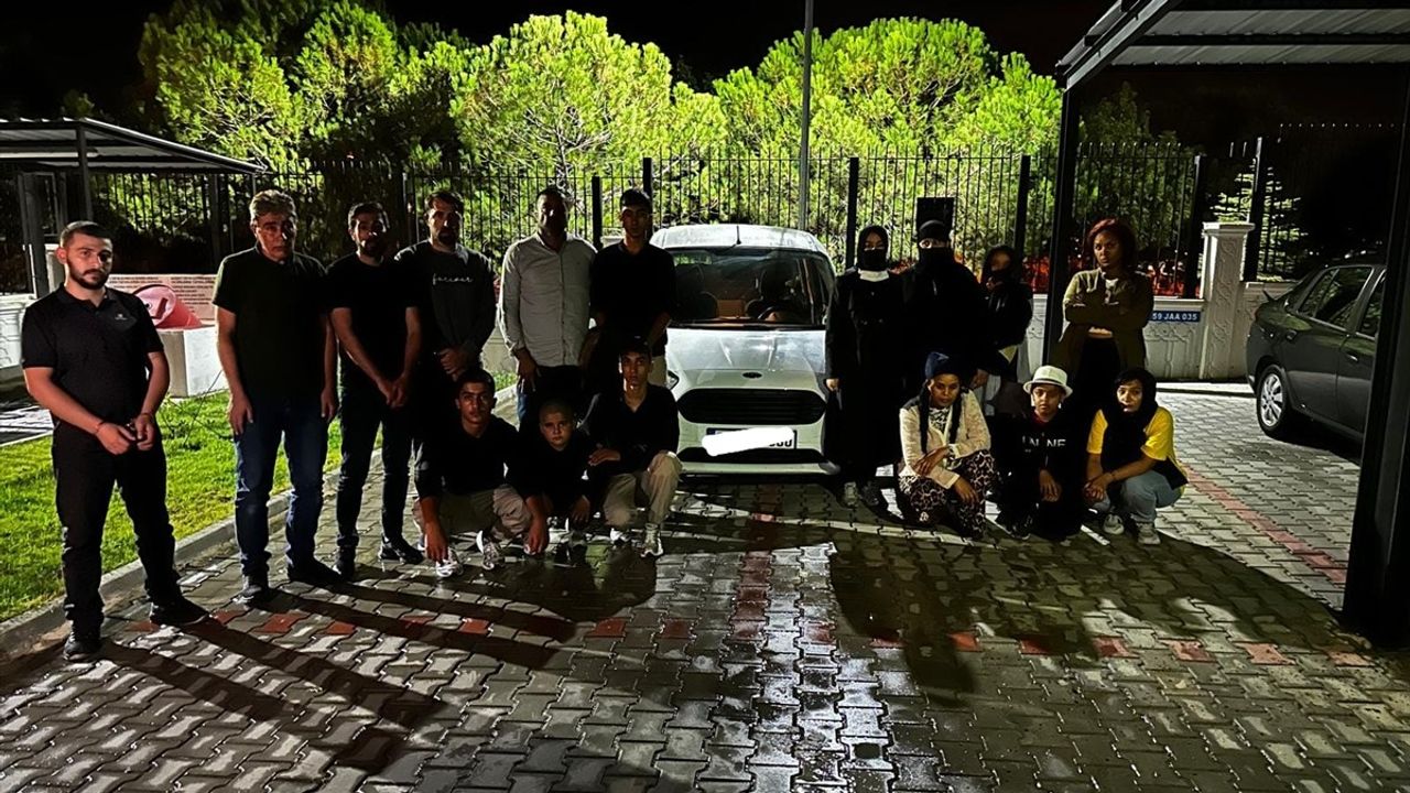Tekirdağ'da Düzensiz Göçmen Operasyonu