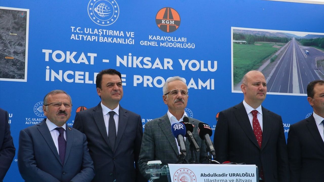 Tokat-Niksar Kara Yolu Projesi'nde İlerlemeler Devam Ediyor