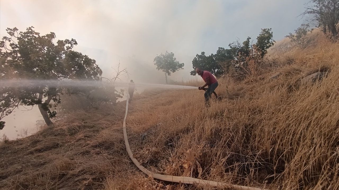 Tunceli'deki Yangın İtfaiye Ekiplerince Kontrol Altına Alındı