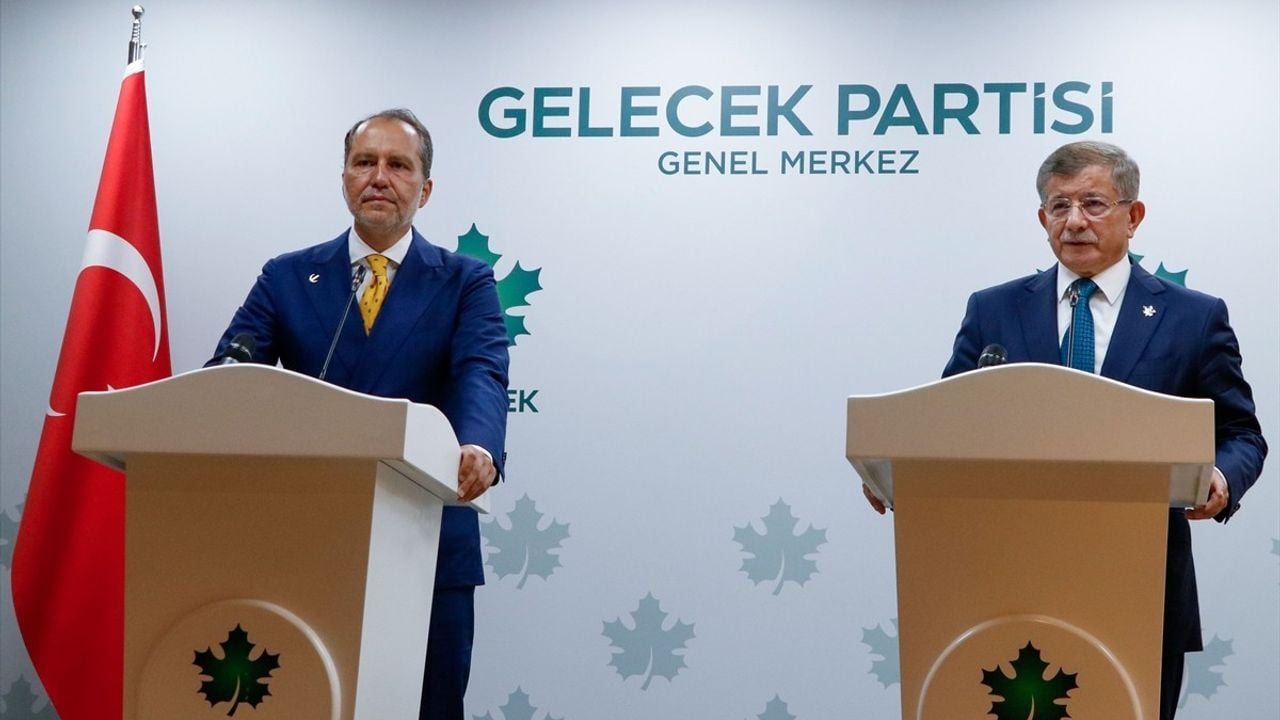 Yeniden Refah Partisi ve Gelecek Partisi Liderlerinden Önemli Görüşme