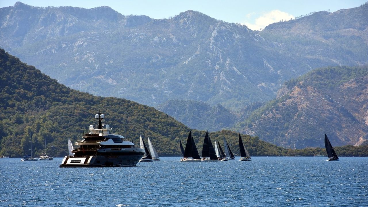 17. Uluslararası Channel Regatta Yelkenli Yat Yarışları Marmaris'te Başladı