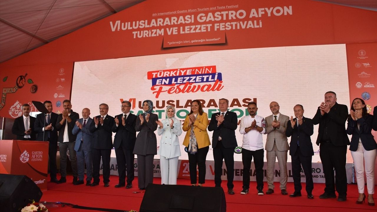 Afyonkarahisar'da 6. Uluslararası Gastro Turizm Festivali Açıldı