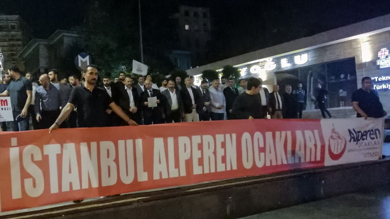 Alperen Ocakları'ndan Şehit Polis İçin Protesto