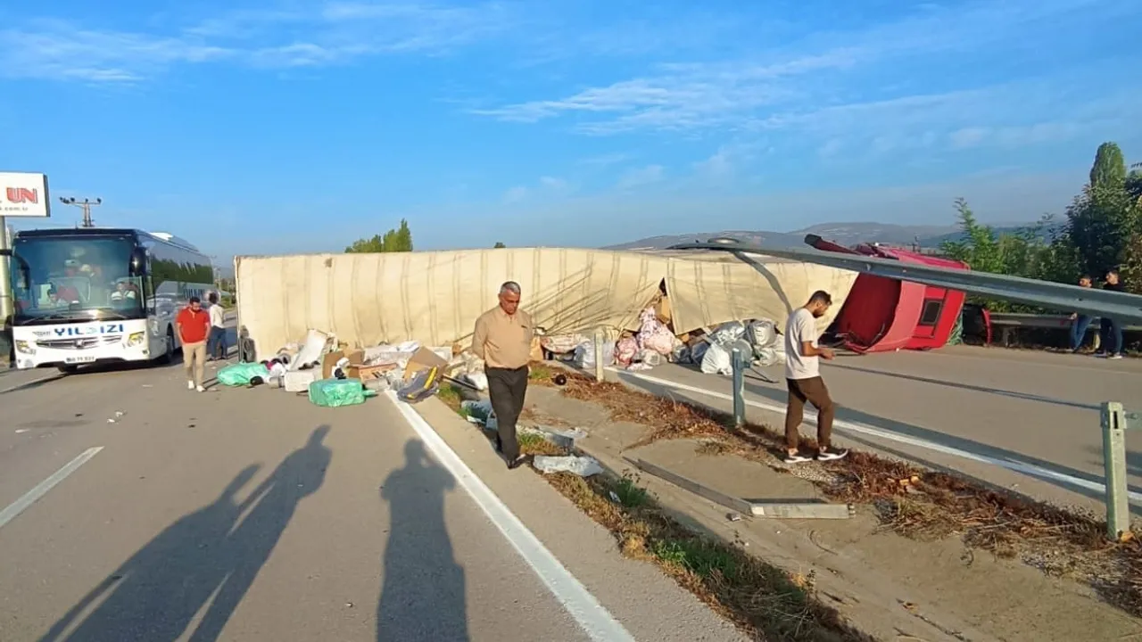 Amasya'da Tanker ve Tır Çarpıştı: Bir Yaralı