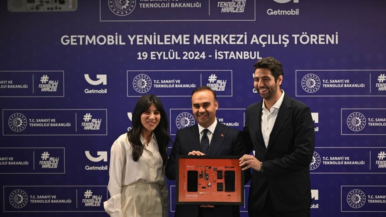 Bakan Kacır, Getmobil Yenileme Merkezi Açılışında Sürdürülebilir Teknolojiyi Vurguladı