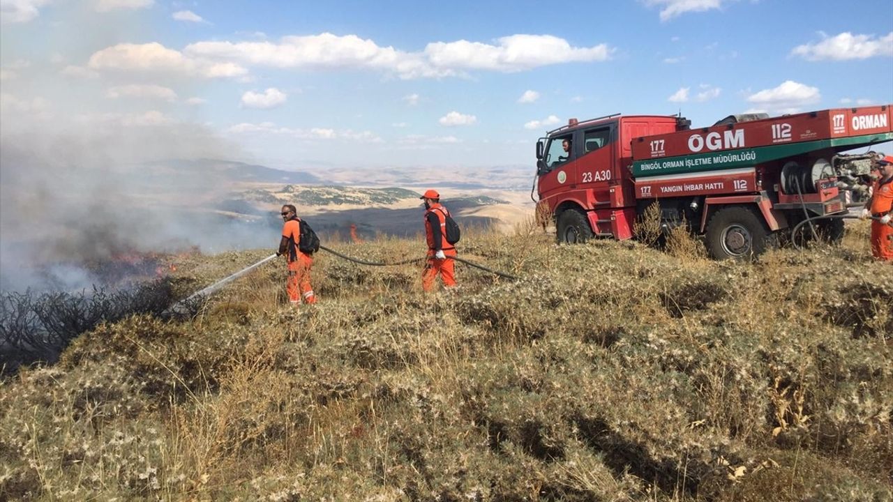 Bingöl'deki Yangın Kontrol Altına Alındı