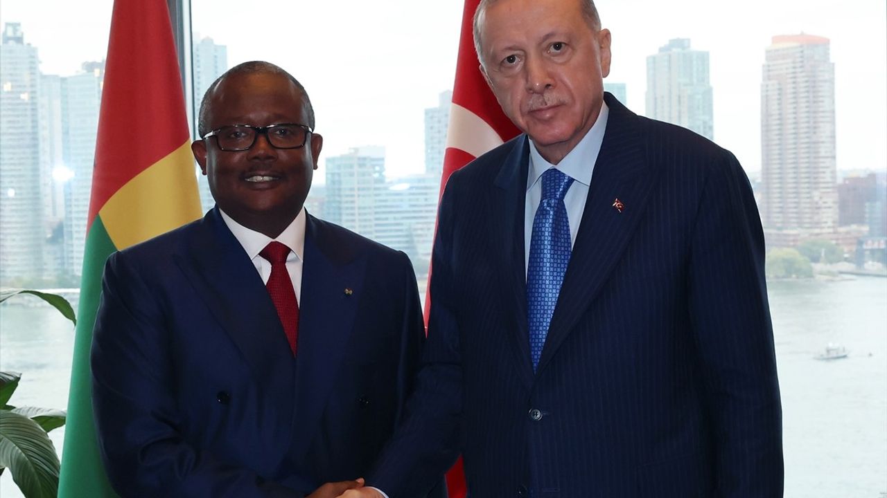 Cumhurbaşkanı Erdoğan, Gine Bissau Lideri Embalo ile New York'ta Görüştü