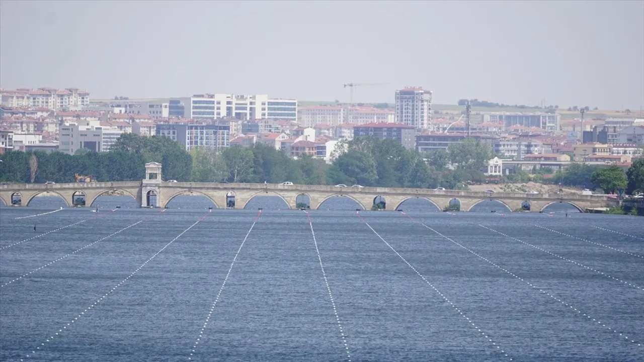 Edirne'de Avrupa 23 Yaş Altı Kürek Şampiyonası Başlıyor