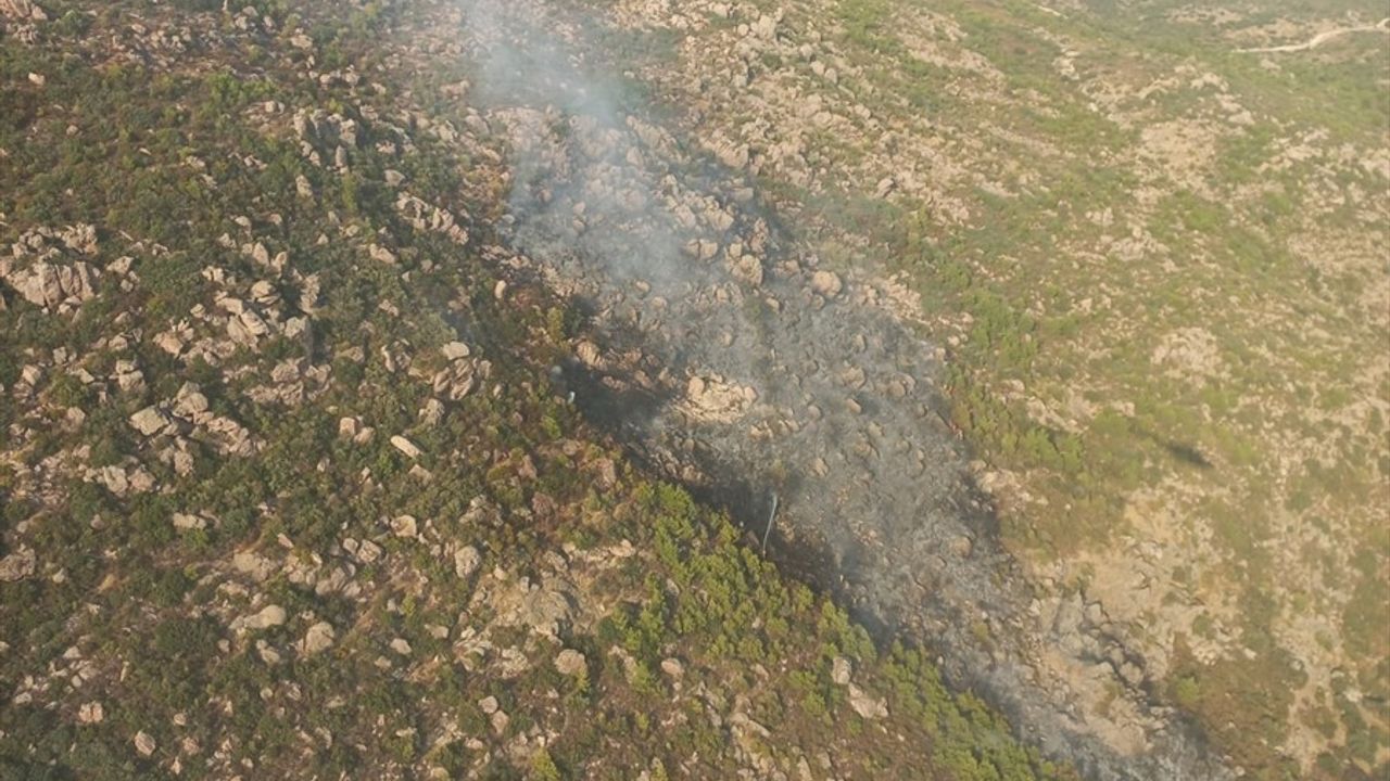 İzmir Menderes'te Orman Yangını Kontrol Altına Alındı