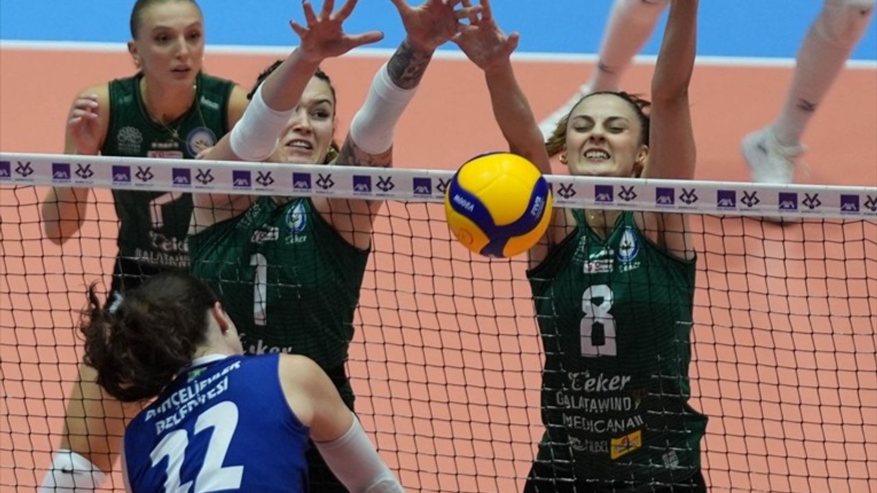 Kadınlar Voleybolunda Bahçelievler Galibiyeti