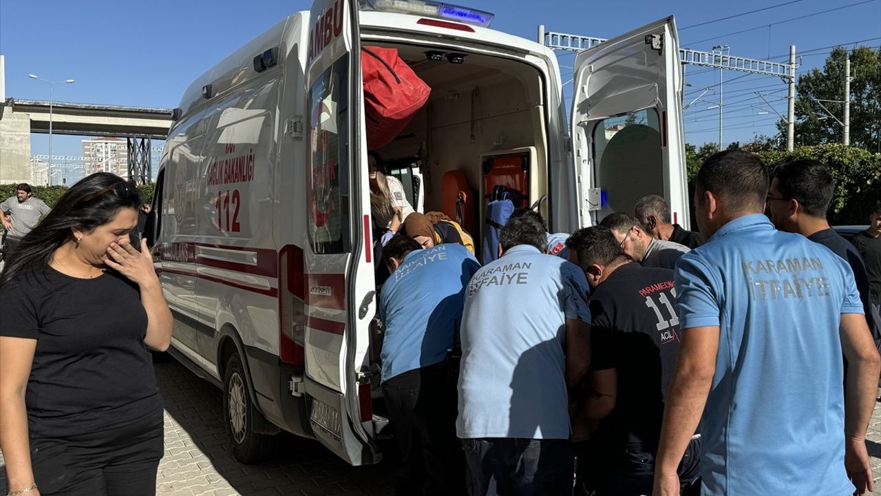 Karaman'da Asansör Boşluğuna Düşen Çocuk Hastaneye Kaldırıldı