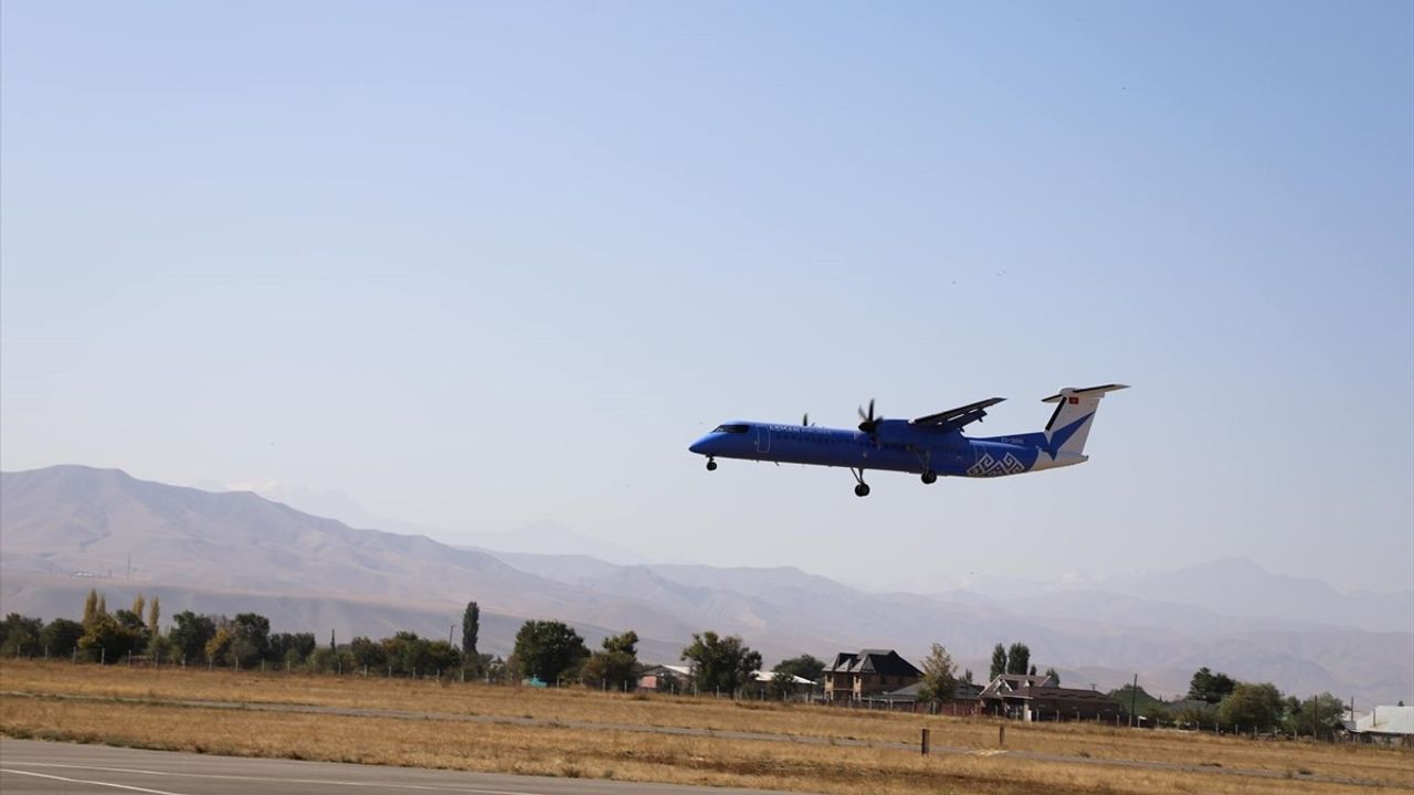 Kırgızistan'da Yeni Hava Yolu: Asman Airlines İç Hat Seferlerine Başladı