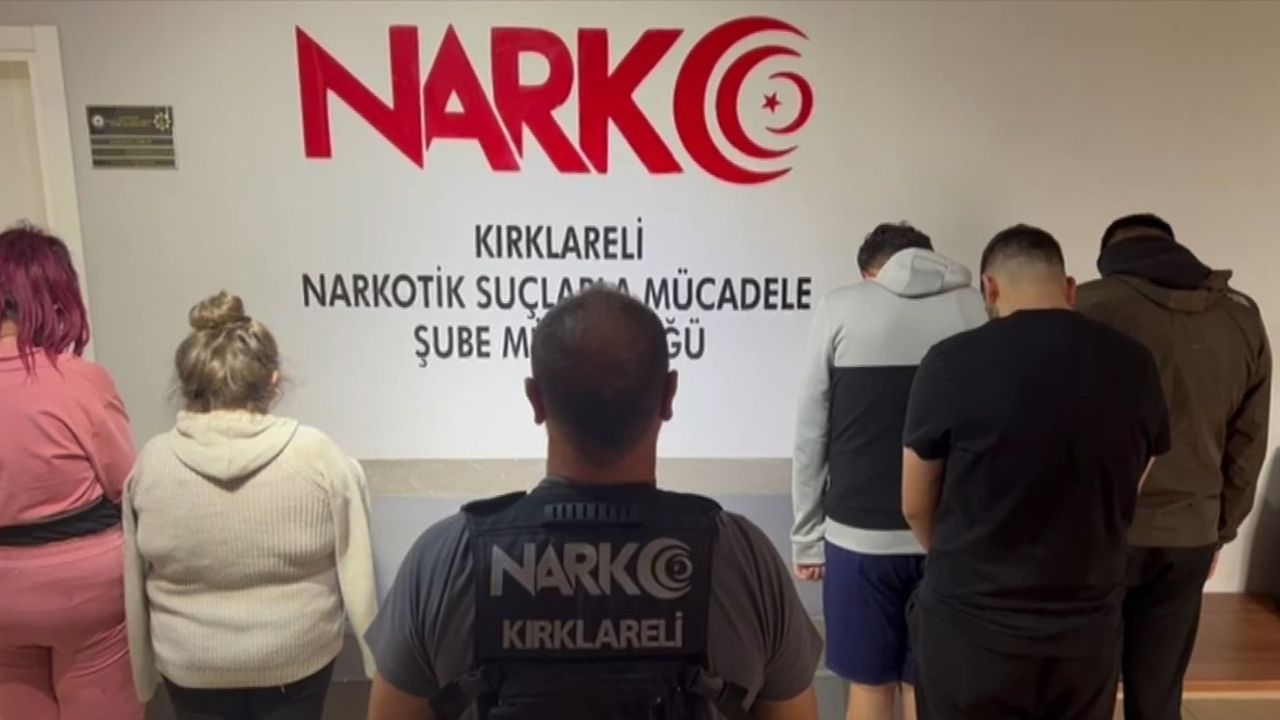 Kırklareli'nde 5 Kişilik Uyuşturucu Çetesi Çökertildi