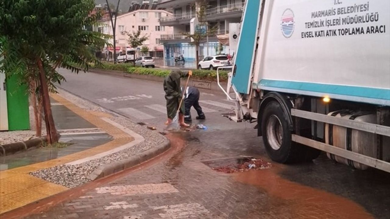 Muğla'da Sağanak Yağışlar Hayatı Olumsuz Etkiliyor