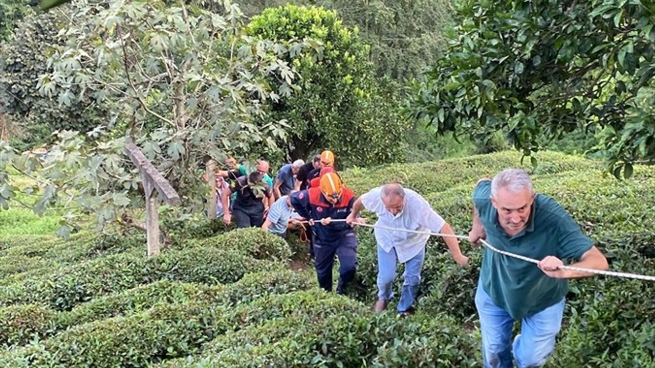 Rize'de Ilkel Teleferik Kazası: Çay Bahçesine Atlayan Kadın Yaralandı