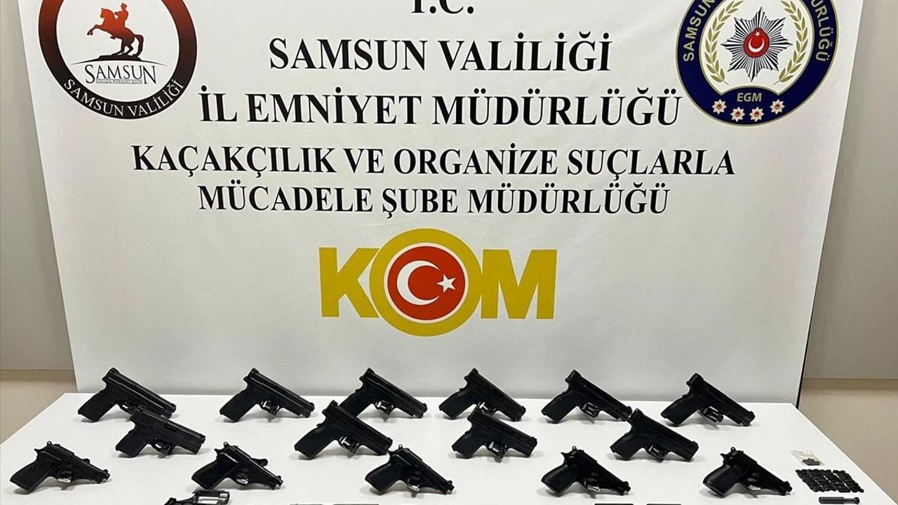 Samsun'da Kaçak Silah Ticareti Operasyonu: İki Gözaltı