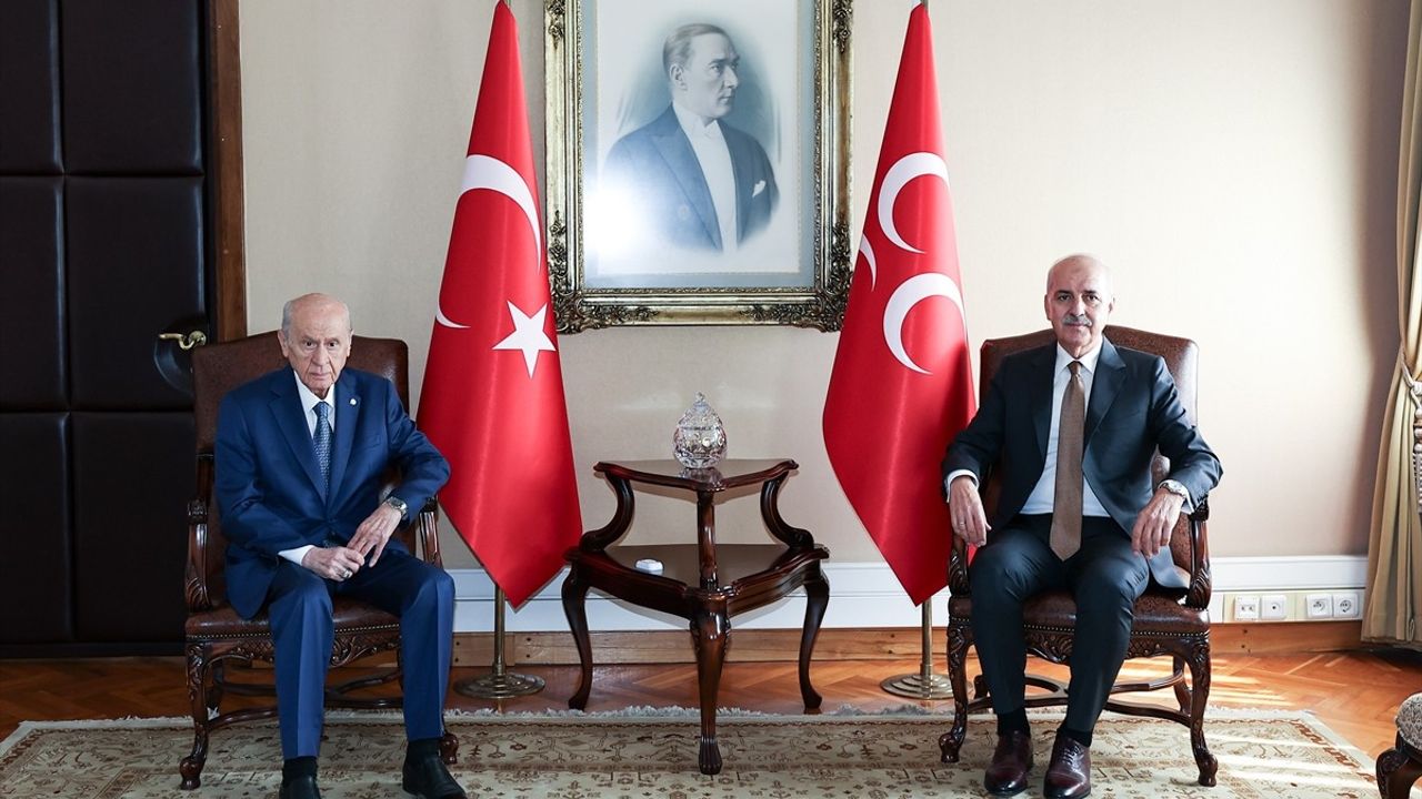 TBMM Başkanı Kurtulmuş'tan MHP Lideri Bahçeli'ye Ziyaret