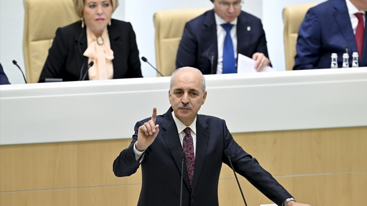 TBMM Başkanı Kurtulmuş'tan Rusya Federasyonu'na Kritik Mesajlar