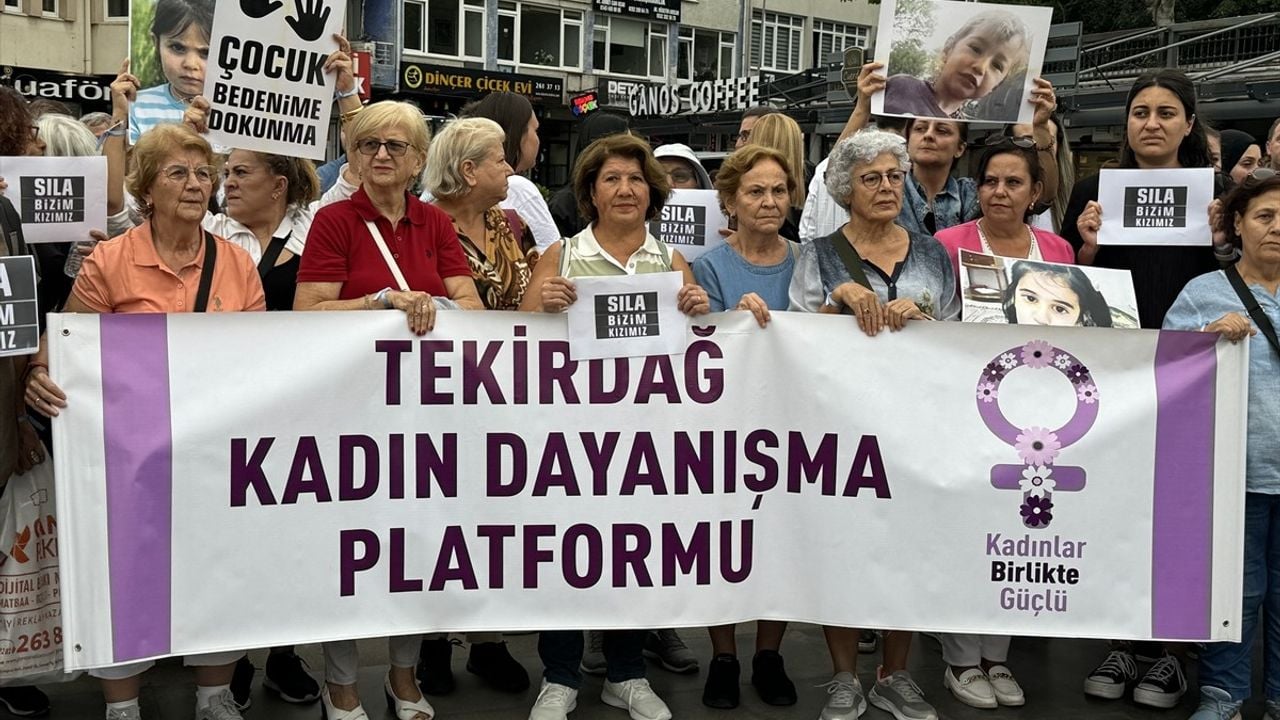 Tekirdağ'da Çocuk İstismarına ve Cinayetlere Protesto