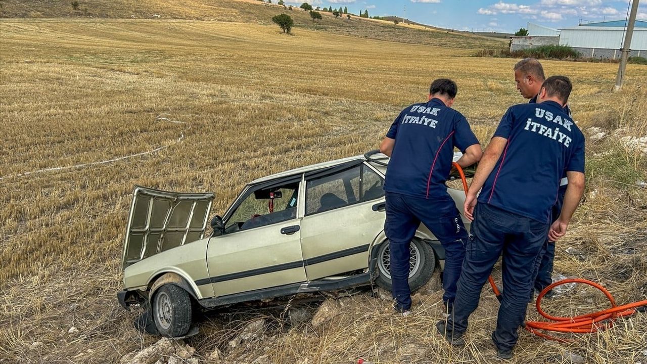 Uşak'ta Feci Kaza: 1 Ölü, 3 Yaralı