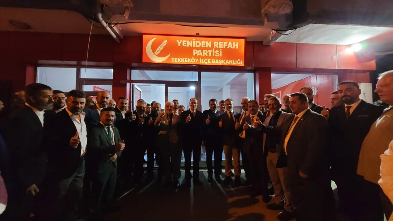 Yeniden Refah Partisi Genel Başkanı Fatih Erbakan'ın Samsun Ziyareti